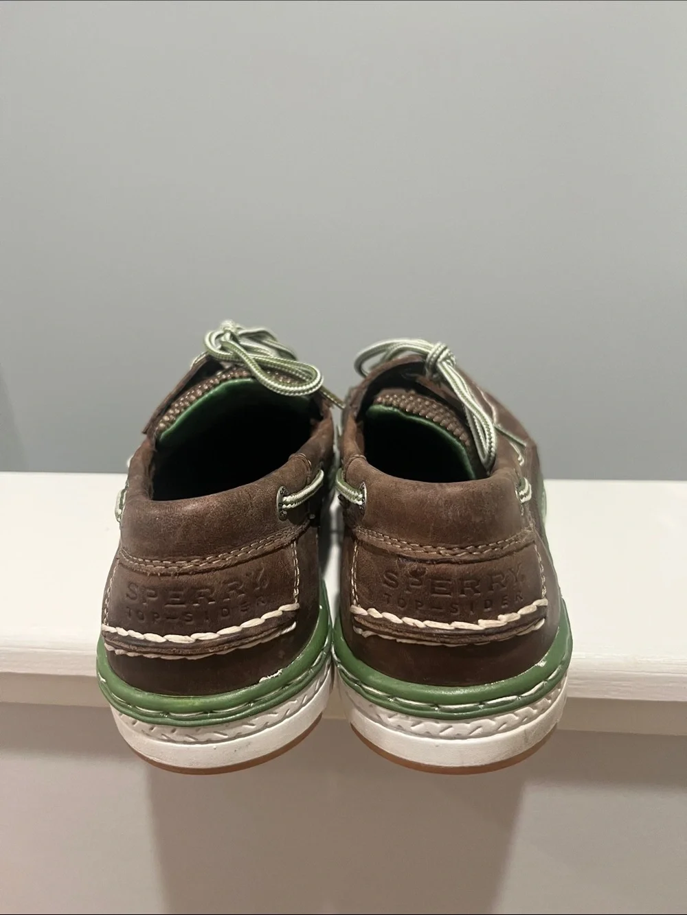 Sperry brown leather
